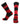 TCK socks Wisconsin Cardinal/Black / Large Wisconsin Badgers Socks Game Day Striped Crew Socks