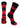 TCK socks Wisconsin Cardinal/Black / Large Wisconsin Badgers Socks Game Day Striped Crew Socks