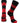 TCK socks Wisconsin Cardinal/Black / Large Wisconsin Badgers Socks Game Day Striped Crew Socks