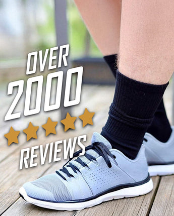 TCK socks Work & Athletic Crew Socks for Men & Women – Cushioned, Seamless Toe, Moisture Wicking Boot Sock, Supportive Arch