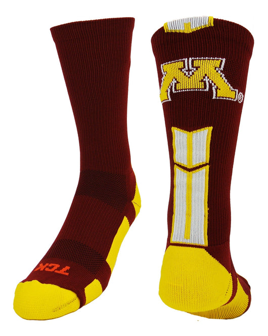 TCK Sports socks Maroon/Gold/White / Large Minnesota Golden Gophers Socks Baseline 3.0 Crew