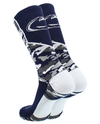 TCK Sports socks Penn State Nittany Lions Woodland Camo Crew Socks
