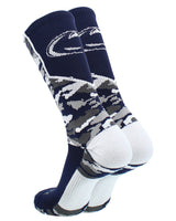 TCK Sports socks Penn State Nittany Lions Woodland Camo Crew Socks
