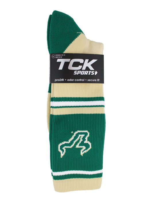 TCK Sports socks University of South Florida Bulls Jersey Crew Socks