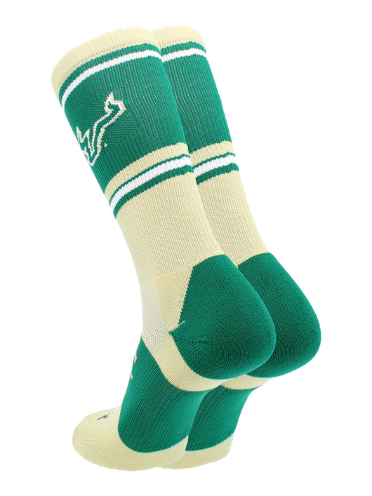 TCK Sports socks University of South Florida Bulls Jersey Crew Socks