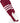 TCK stirrups Cardinal/White / Medium TCK Striped Baseball Stirrups 7 Inch Pattern B