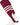 TCK stirrups Cardinal/White / Medium TCK Striped Baseball Stirrups 7 Inch Pattern B