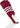 TCK stirrups Cardinal/White / Medium TCK Striped Baseball Stirrups 7 Inch Pattern B
