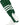 TCK stirrups Dark Green/White / Medium TCK Striped Baseball Stirrups 7 Inch Pattern B