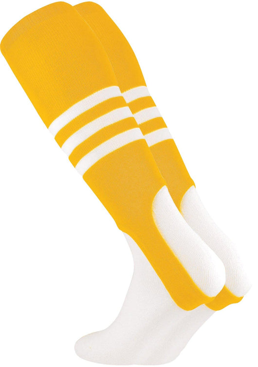 TCK stirrups Gold/White / Medium TCK Striped Baseball Stirrups 7 Inch Pattern B