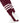 TCK stirrups Maroon/White / Medium TCK Striped Baseball Stirrups 7 Inch Pattern B
