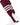 TCK stirrups Maroon/White / Medium TCK Striped Baseball Stirrups 7 Inch Pattern B