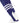 TCK stirrups Navy/White / Medium TCK Striped Baseball Stirrups 7 Inch Pattern B