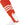 TCK stirrups Orange/White / Medium TCK Striped Baseball Stirrups 7 Inch Pattern B