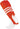 TCK stirrups Orange/White / Medium TCK Striped Baseball Stirrups 7 Inch Pattern B