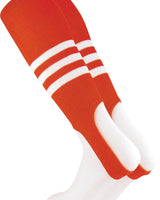 TCK stirrups Orange/White / Medium TCK Striped Baseball Stirrups 7 Inch Pattern B