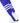 TCK stirrups Royal/White / Medium TCK Striped Baseball Stirrups 7 Inch Pattern B