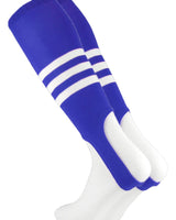 TCK stirrups Royal/White / Medium TCK Striped Baseball Stirrups 7 Inch Pattern B
