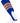 TCK stirrups Royal/White/Orange / Large TCK Striped Baseball Stirrups 7 Inch Pattern D