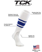 TCK stirrups Striped Baseball Stirrups Pattern C