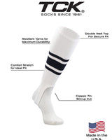 TCK stirrups Striped Baseball Stirrups Pattern C