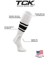 TCK stirrups Striped Baseball Stirrups Pattern C