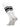 TCK stirrups White/Black / Large Striped Baseball Stirrups Pattern C