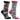 WHD casual>socks>womens>casual WHD Cow Crew Socks for Women & Men | Raspberry/Gray Heather, Medium | 2-Pack - Raspberry/Gray Heather,Medium