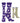 WHD Purple/Grey Heather / Medium WHD Chicken Crew Socks for Women & Men