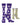 WHD Purple/Grey Heather / Medium WHD Chicken Crew Socks for Women & Men