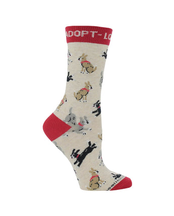 WHD socks Adopt a Dog Socks Perfect Dog Lovers Gift