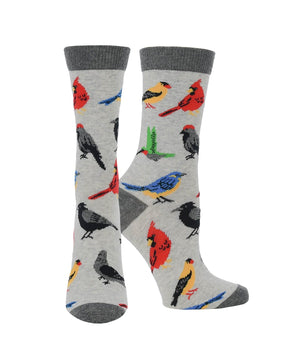 WHD socks Ash / Large Backyard Bird Socks Perfect Bird Lovers Gift