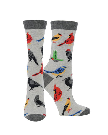 WHD socks Ash / Large Backyard Bird Socks Perfect Bird Lovers Gift