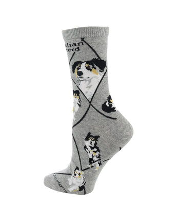 WHD socks Australian Shepherd Socks for Women and Men | Perfect Dog Lovers Gift