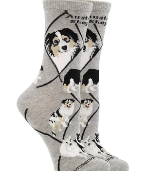 WHD socks Australian Shepherd Socks for Women and Men | Perfect Dog Lovers Gift