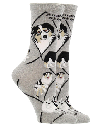 WHD socks Australian Shepherd Socks for Women and Men | Perfect Dog Lovers Gift