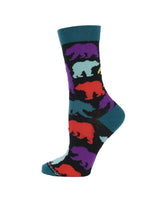 WHD socks Bear Crew Socks for Women and Men | Gift for Bear Lovers