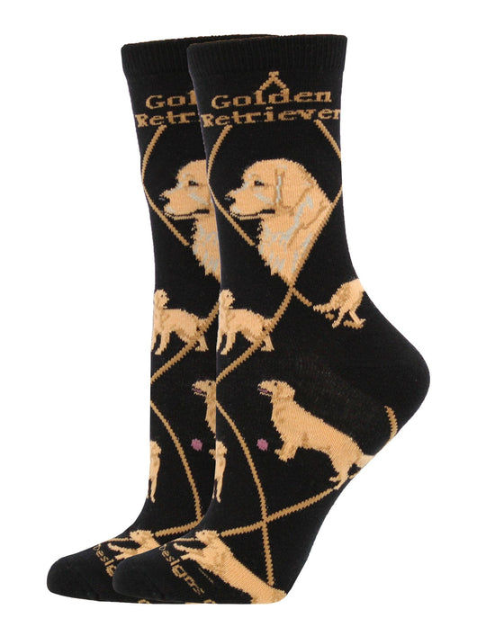 WHD socks Best Golden Retriever Crew Socks for Women | Dog Lovers Gift