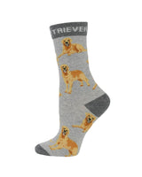 WHD socks Best Golden Retriever Crew Socks for Women | Dog Lovers Gift