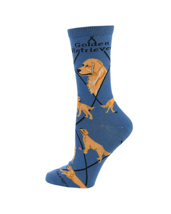 WHD socks Best Golden Retriever Crew Socks for Women | Dog Lovers Gift
