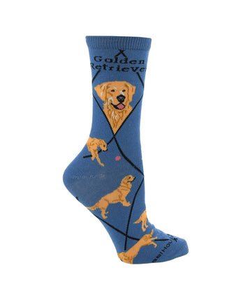 WHD socks Best Golden Retriever Crew Socks for Women | Dog Lovers Gift