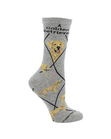 WHD socks Best Golden Retriever Crew Socks for Women | Dog Lovers Gift