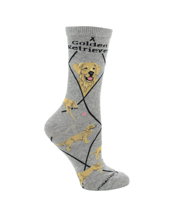 WHD socks Best Golden Retriever Crew Socks for Women | Dog Lovers Gift