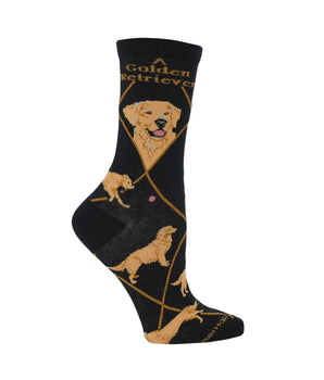 WHD socks Best Golden Retriever Crew Socks for Women | Dog Lovers Gift