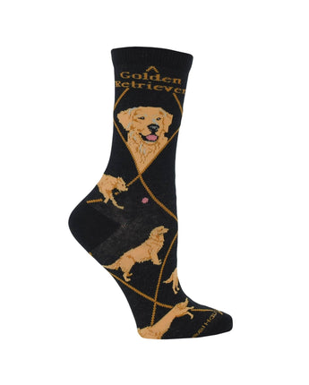 WHD socks Best Golden Retriever Crew Socks for Women | Dog Lovers Gift