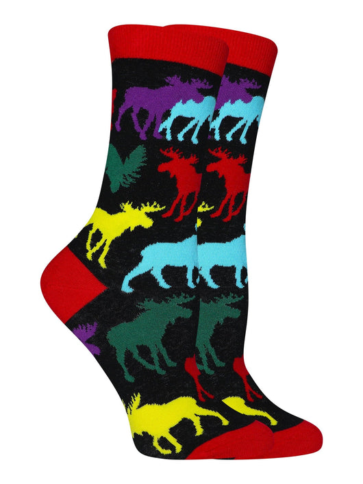 WHD socks Black / Large Moose Socks Perfect Animal Lovers Gift