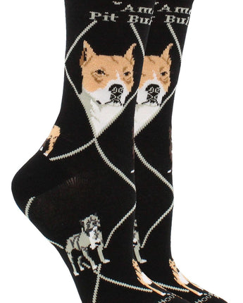 WHD socks Black / Medium American Pit Bull Terrier Socks Perfect Dog Lovers Gift
