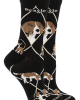 WHD socks Black / Medium Beagle Socks for Women and Men | Perfect Dog Lovers Gift