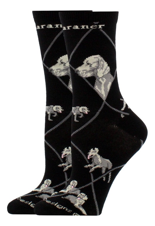 WHD socks Black / Medium Weimaraner Socks Perfect Dog Lovers Gift