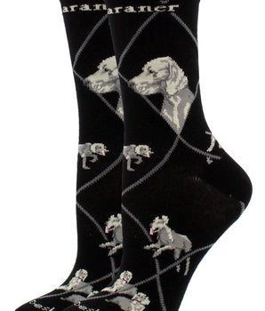 WHD socks Black / Medium Weimaraner Socks Perfect Dog Lovers Gift